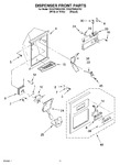 Diagram for 08 - Dispenser Front Parts