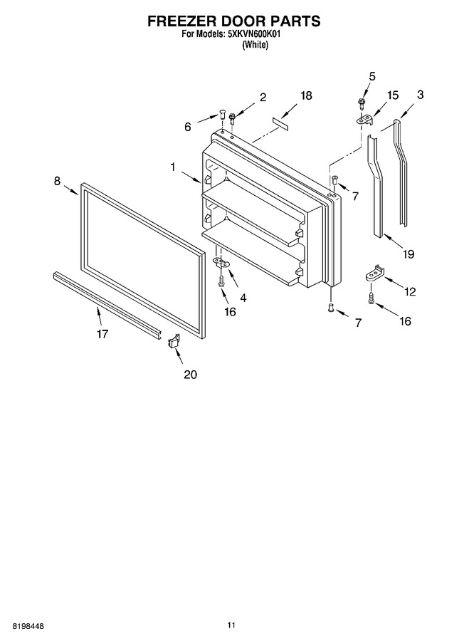 Diagram for 5XKVN600K01