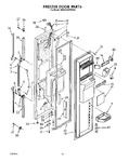 Diagram for 08 - Freezer Door