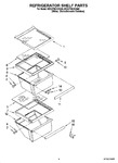 Diagram for 03 - Refrigerator Shelf Parts