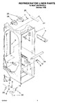 Diagram for 02 - Refrigerator Liner Parts