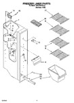 Diagram for 04 - Freezer Liner Parts