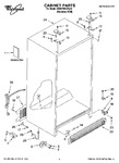 Diagram for 01 - Cabinet Parts