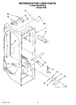 Diagram for 02 - Refrigerator Liner Parts