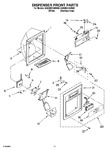 Diagram for 08 - Dispenser Front Parts