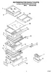 Diagram for 03 - Refrigerator Shelf Parts