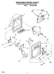 Diagram for 08 - Dispenser Front Parts