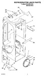 Diagram for 02 - Refrigerator Liner Parts