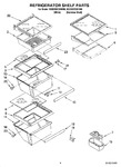 Diagram for 03 - Refrigerator Shelf Parts