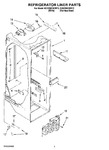 Diagram for 02 - Refrigerator Liner Parts