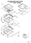 Diagram for 03 - Refrigerator Shelf Parts