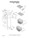 Diagram for 04 - Freezer Liner Parts