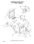 Diagram for 08 - Dispenser Front Parts