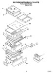 Diagram for 03 - Refrigerator Shelf Parts