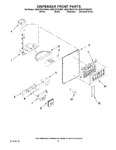 Diagram for 08 - Dispenser Front Parts