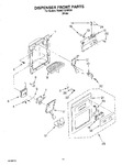 Diagram for 08 - Dispenser Front Parts