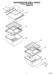 Diagram for 03 - Refrigerator Shelf Parts