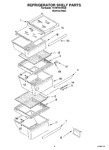 Diagram for 03 - Refrigerator Shelf Parts