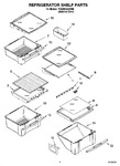 Diagram for 03 - Refrigerator Shelf Parts