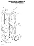 Diagram for 02 - Refrigerator Liner Parts