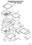 Diagram for 03 - Refrigerator Shelf Parts