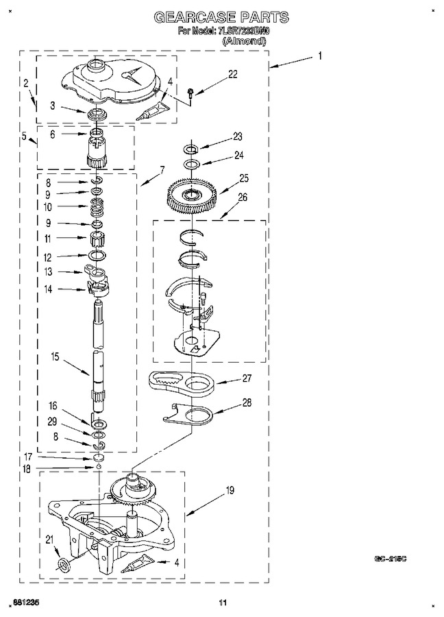 Diagram for 7LSR7233BN0