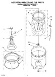 Diagram for 03 - Agitator, Basket And Tub Parts