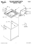 Diagram for 01 - Top And Cabinet Parts