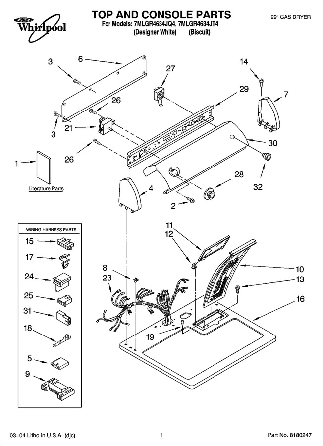 Diagram for 7MLGR4634JT4