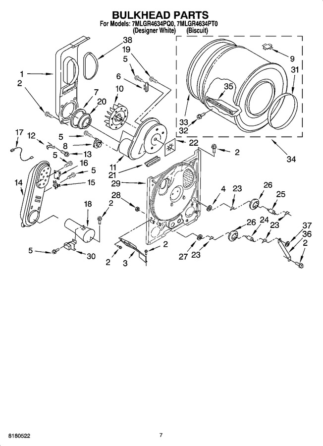 Diagram for 7MLGR4634PT0