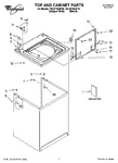 Diagram for 01 - Top And Cabinet Parts