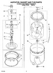 Diagram for 03 - Agitator, Basket And Tub Parts