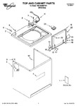 Diagram for 01 - Top And Cabinet Parts