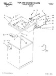 Diagram for 01 - Top And Cabinet, Literature