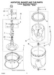 Diagram for 03 - Agitator, Basket And Tub Parts