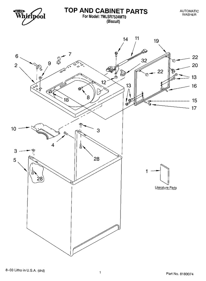 Diagram for 7MLSR7534MT0