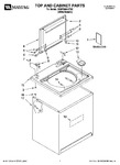 Diagram for 01 - Top And Cabinet Parts