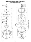 Diagram for 03 - Agitator, Basket And Tub Parts