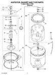 Diagram for 03 - Agitator, Basket And Tub Parts