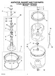 Diagram for 03 - Agitator, Basket And Tub Parts