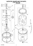 Diagram for 03 - Agitator, Basket And Tub Parts