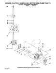 Diagram for 04 - Brake, Clutch, Gearcase, Motor And Pump Parts