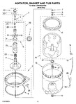 Diagram for 03 - Agitator, Basket And Tub Parts