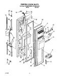 Diagram for 08 - Freezer Door