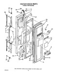 Diagram for 08 - Freezer Door