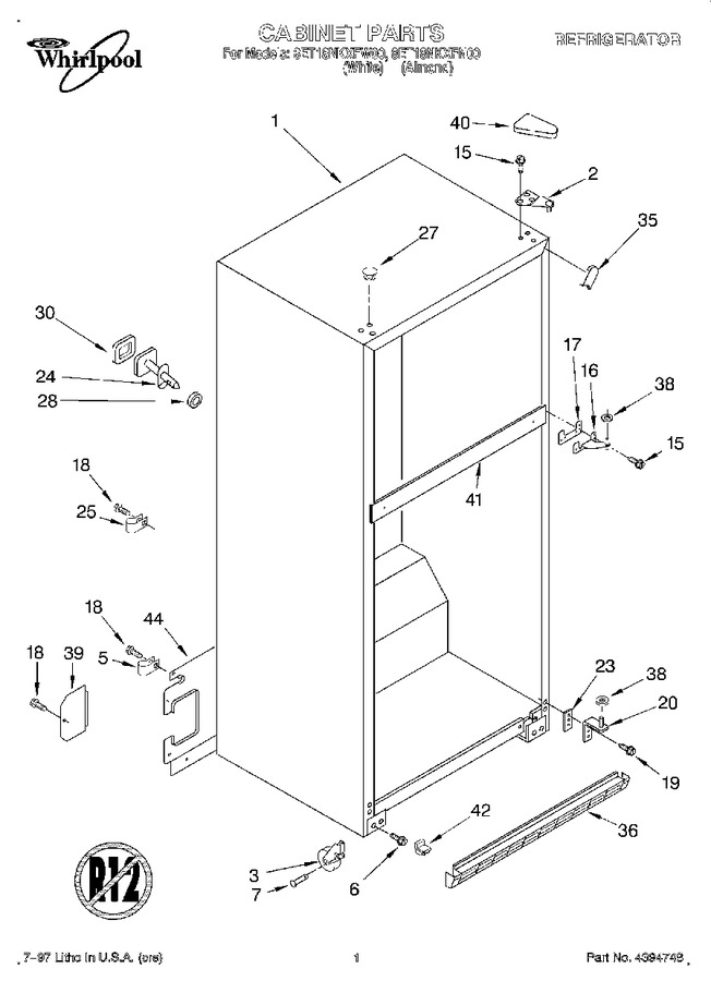 Diagram for 8ET18NKXFW00