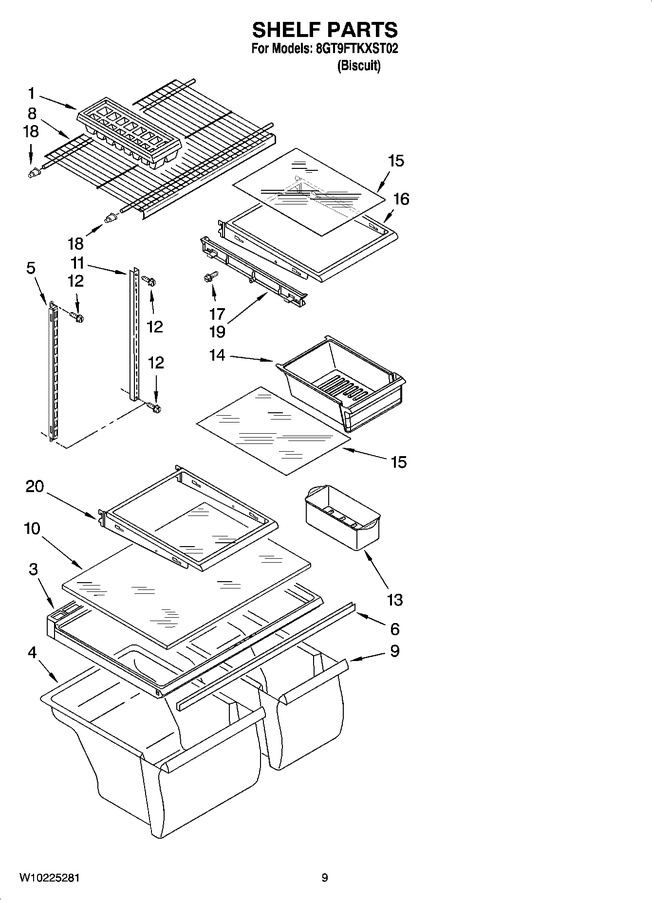 Diagram for 8GT9FTKXST02