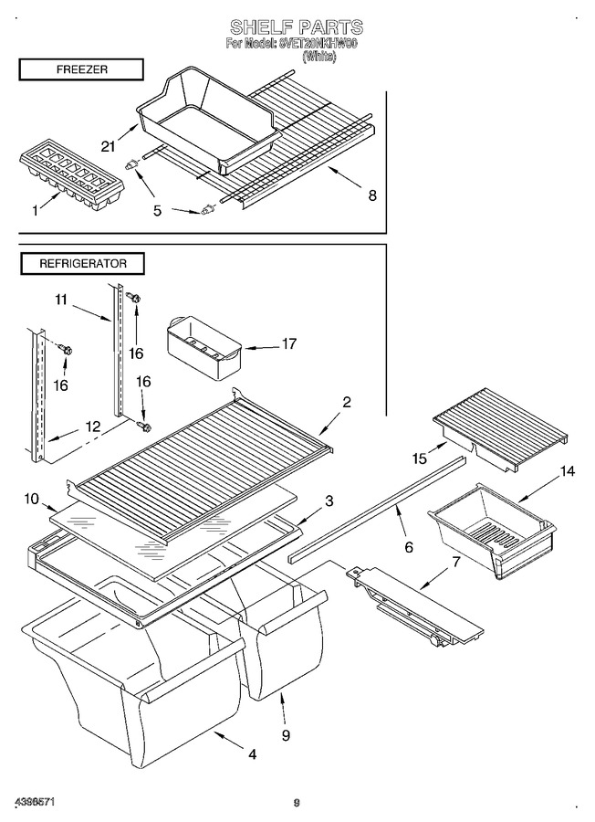 Diagram for 8VET20NKHW00