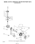 Diagram for 08 - Brake, Clutch, Gearcase, Motor And Pump