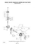 Diagram for 08 - Brake, Clutch, Gearcase, Motor And Pump